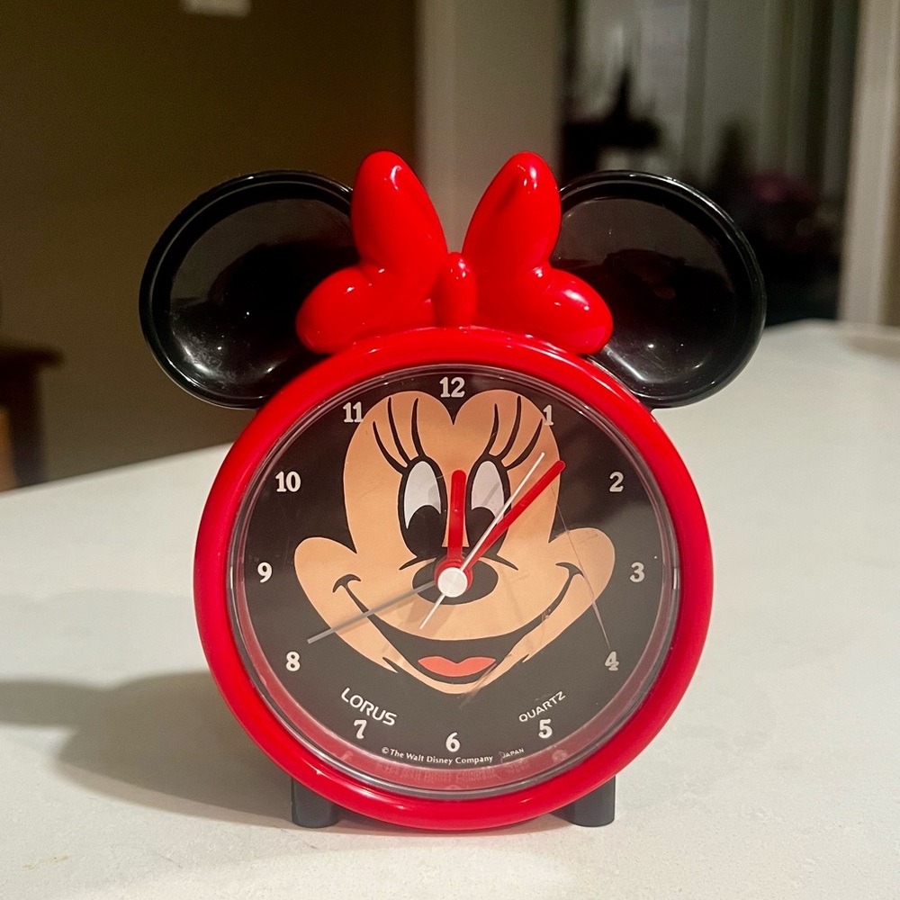 Vintage Minnie Mouse Clock